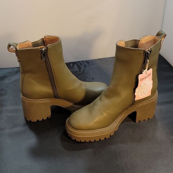 BRAND NEW SAM & LIBBY WOMEN' CHELSEA BOOTS - Picture 8 of 15